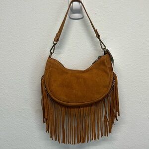 Marlon Firenze | Leather Hobo Bag w/ Interchangeable Crossbody Strap